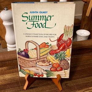 Vintage 70s “Summer Food” Cookbook by Judith Olney 1978 First Edition